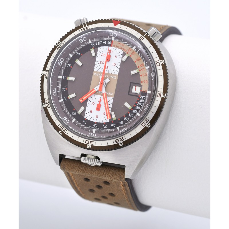 BREITLING (Chronographe Pult / Pupitre - Chrono-Matic Chocolat / ref. 7101), vers 1971