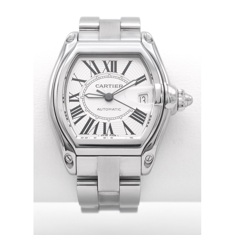 CARTIER (Roadster Homme - automatique / Silver / ref. 2510), vers 2002