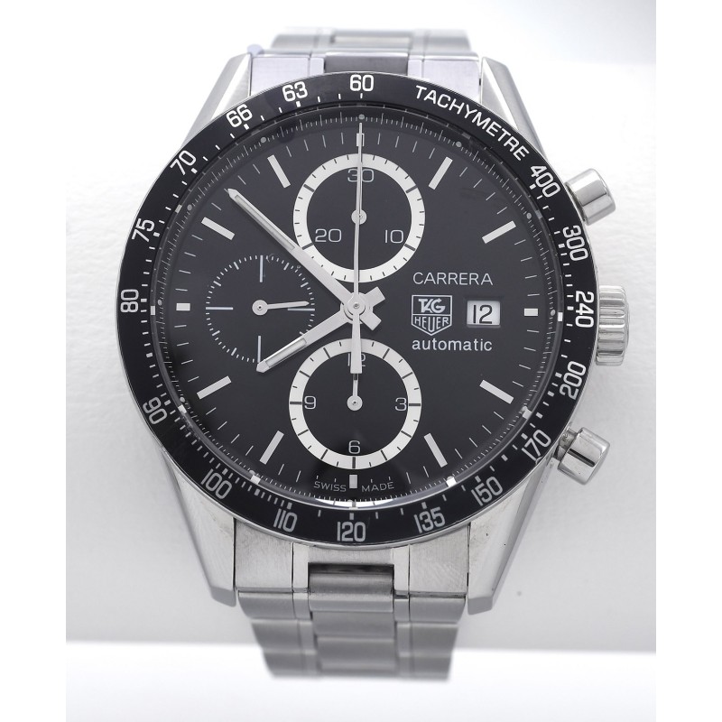 TAG HEUER (Chronographe Grand Carrera 16 / BRAD PITT - Black / ref.