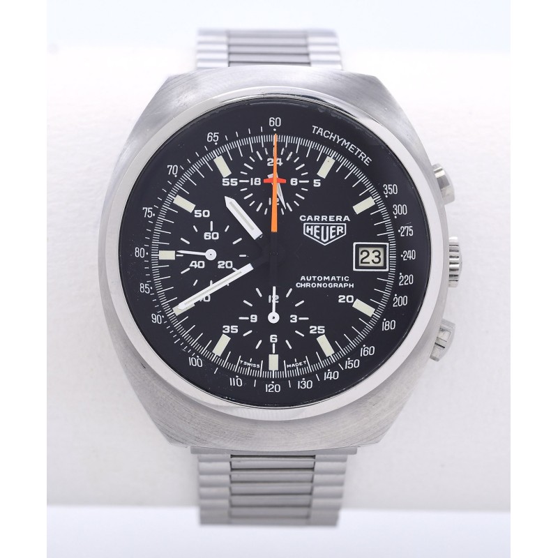 HEUER (Chronographe Pilote Date / Carrera - "Lemania" / ref. 510.500),