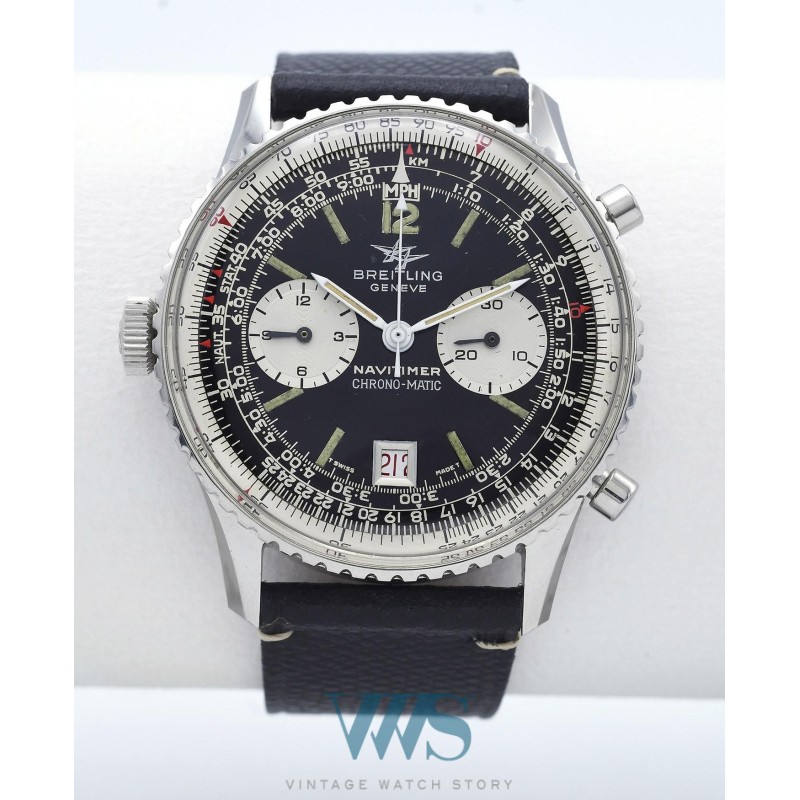 BREITLING (Chronographe Navitimer - Chrono-Matic Rond / Patine Verte /