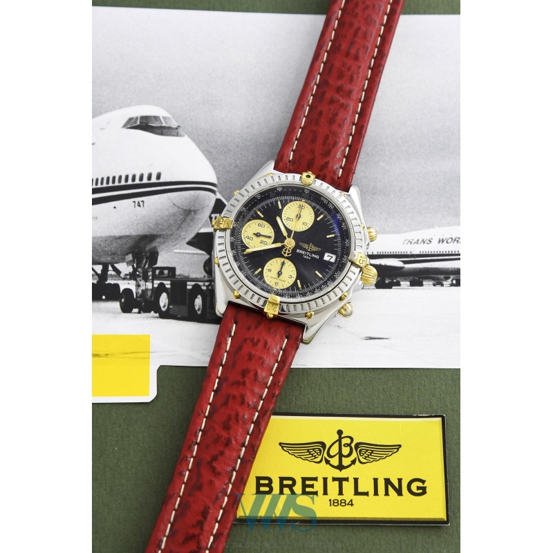 BREITLING (Chronomat Automatic / Black & Gold / ref. B13048), vers 1992