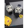 HEUER (Chronographe Carrera Tri-Compax Silver & Black / Panda / ref. 73653 S), vers 1970