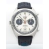 HEUER (Chronographe Carrera Automatic Silver & Black / Panda / ref. 1153 S), vers 1970