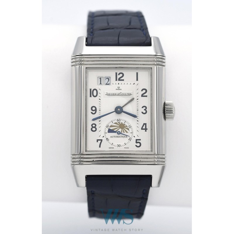 JAEGER-LeCOULTRE (Grande Reverso Automatique GMT Night & Day / Silver