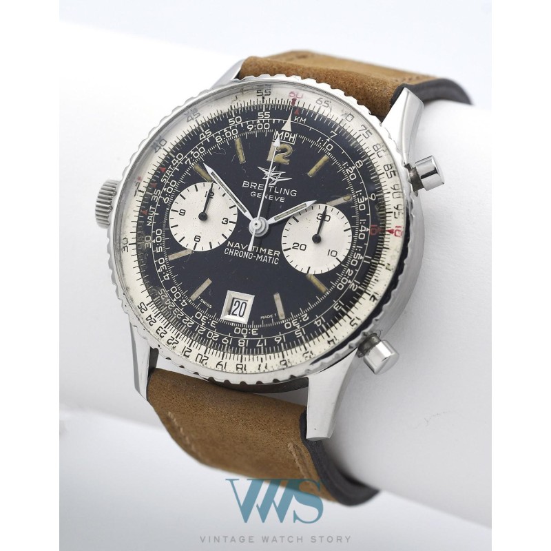 BREITLING (Chronographe Navitimer - Chrono-Matic Rond / ref. 8806), vers 1973