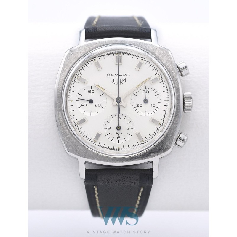 HEUER (Chronographe Camaro 12 - White / ref. 7220 S), vers 1968