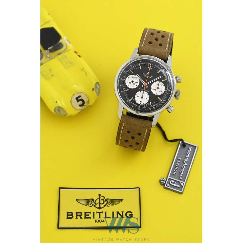 BREITLING (Chronographe Top Time / Long Playing - 3 Compteurs Black / ref. 810.3), vers 1969