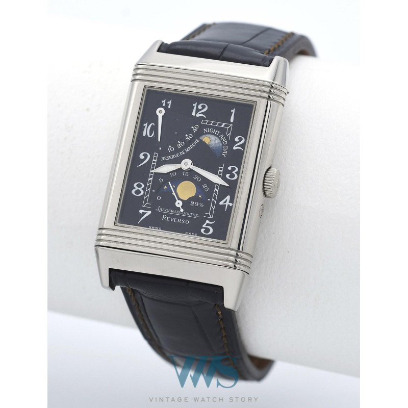 JAEGER-LECOULTRE (REVERSO Sun Moon / Or gris / ref. 270.340.637SM), vers 2003