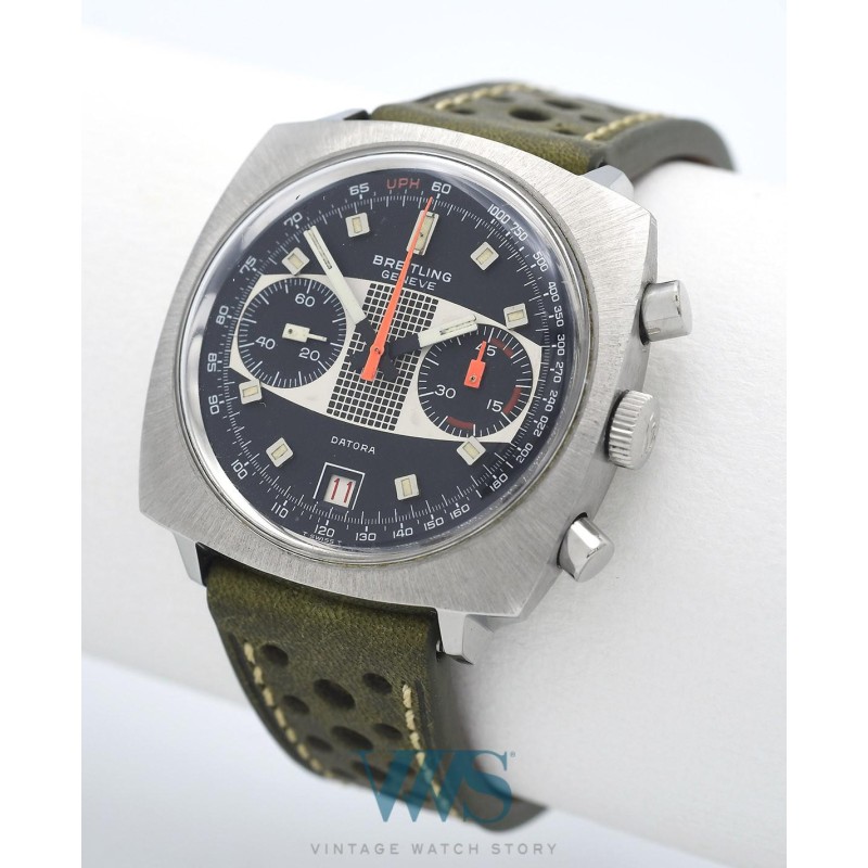 BREITLING (Chronographe Pilote Datora - Coussin Rallye / ref. 2030), vers 1969