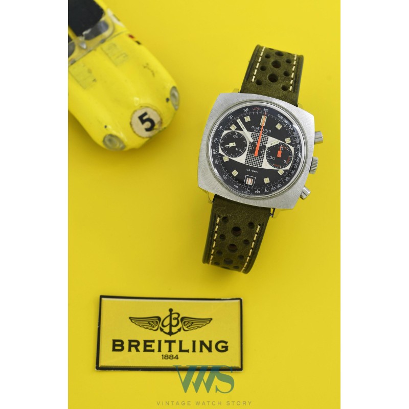 BREITLING (Chronographe Pilote Datora - Coussin Rallye / ref. 2030), vers 1969