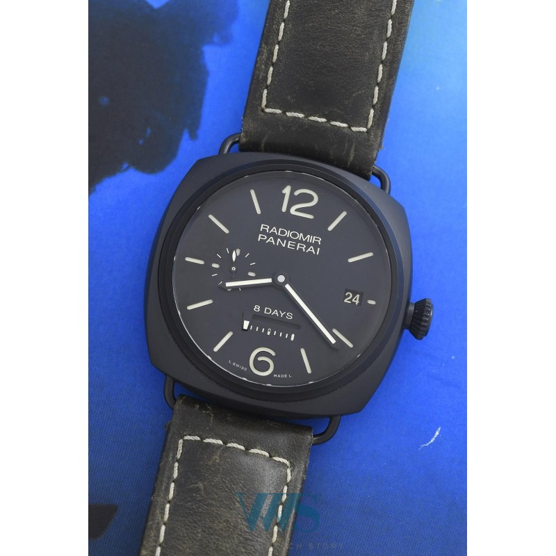 OFFICINE PANERAI (RADIOMIR BLACK SEAL 45 / CERAMIC - 8 DAYS / ref. PAM