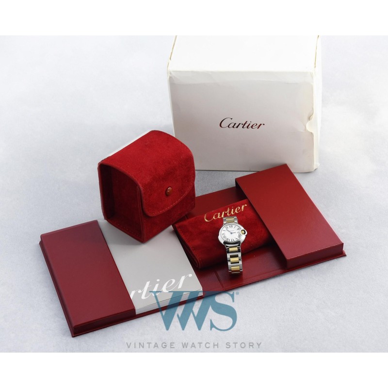 CARTIER (BALLON BLEU PETIT MODÈLE / ACIER & OR JAUNE / ref. 3009), vers 2015