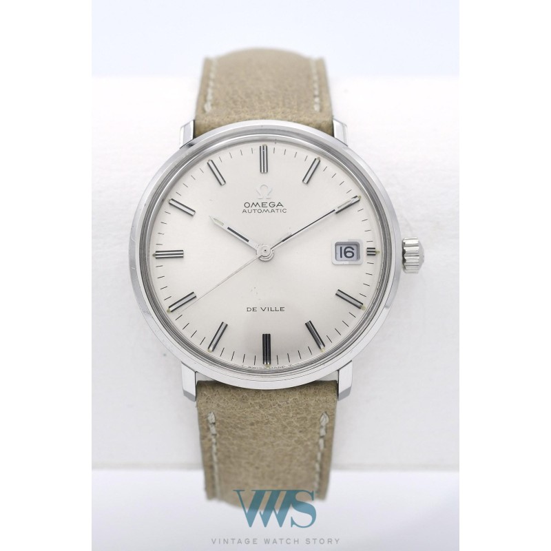 OMEGA (De Ville Automatic Date – Silver / ref. 166.033), vers 1968