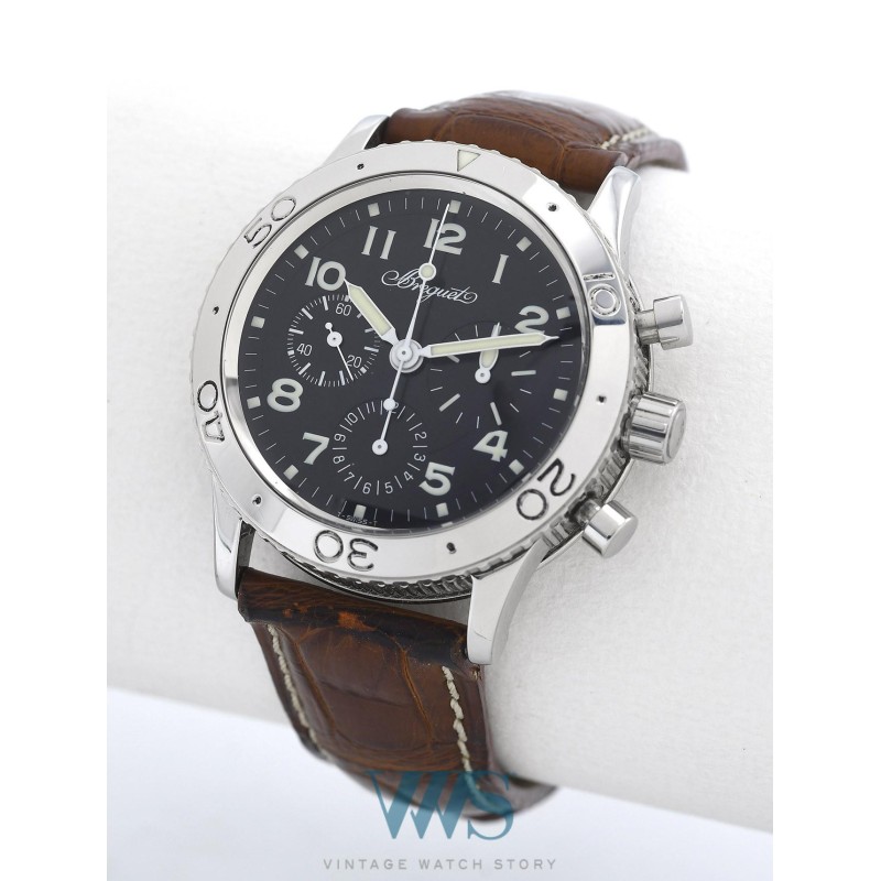 BREGUET (Chronographe Type 20 / Tritium - Aéronavale ref. 3800ST/92/9W6), vers 1998