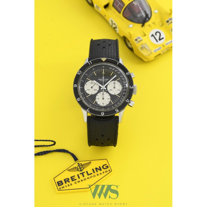 BREITLING (Chronographe Jumbo / Top Time - Black Special / ref. 1765/36), vers 1969