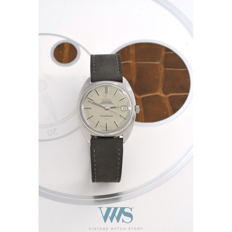 OMEGA (Constellation Automatic Date / Tonneau "Grey Meteor" / ref. 166.017 P), vers 1968