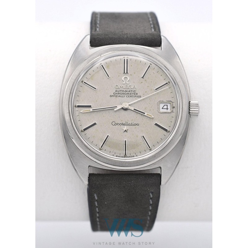 OMEGA (Constellation Automatic Date / Tonneau "Grey Meteor" / ref.