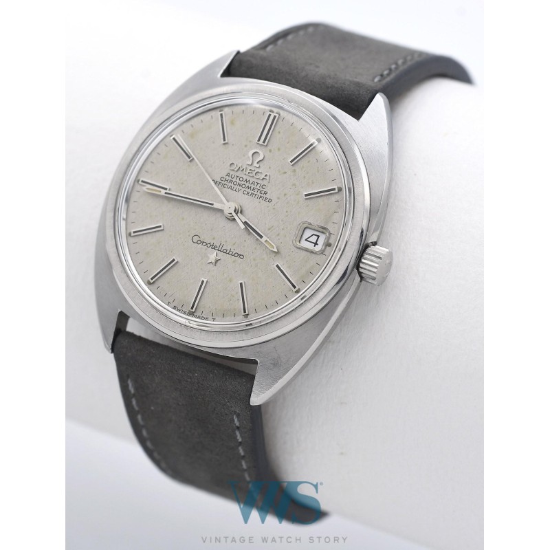 OMEGA (Constellation Automatic Date / Tonneau "Grey Meteor" / ref. 166.017 P), vers 1968