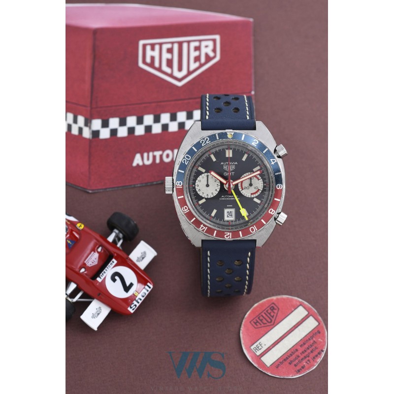 HEUER (Chronographe Autavia GMT / Chrono-Matic - Mark 3 / ref. 1163), vers 1973