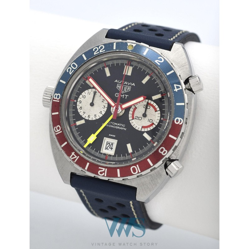 HEUER (Chronographe Autavia GMT / Chrono-Matic - Mark 3 / ref. 1163), vers 1973