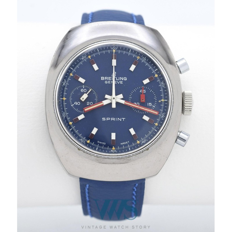 BREITLING (Chronographe Pilote Sprint - Tonneau Rallye Blue / ref.