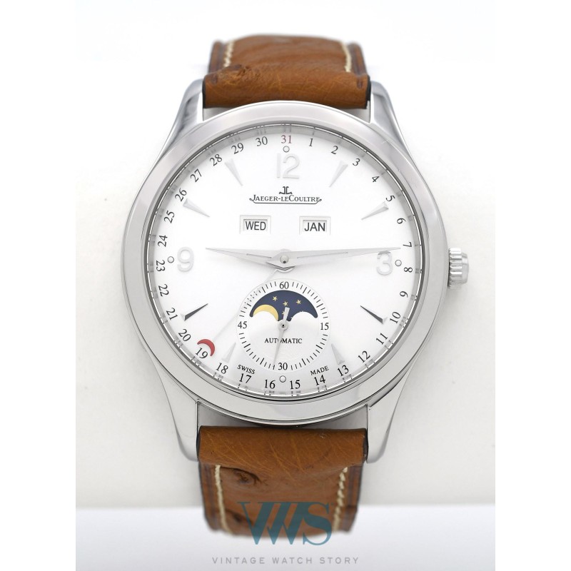 JAEGER-LeCOULTRE (Master Calendar 1000 H / Moon Phase - Silver / ref.