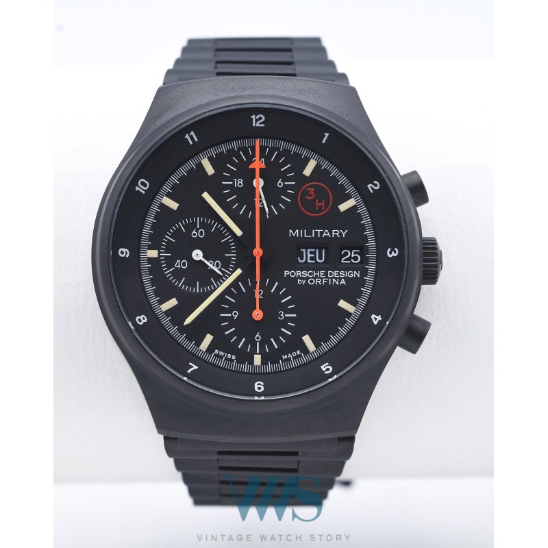 PORSCHE DESIGN (CHRONOGRAPHE MILITARY BLACK by ORFINA / OTAN / ref.