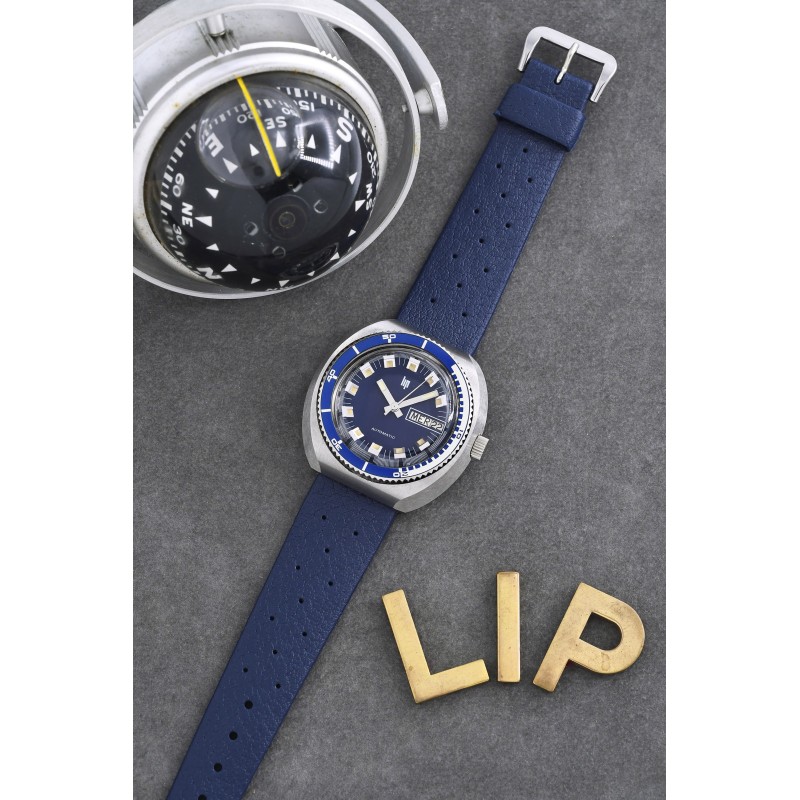 LIP (Diver Automatic Day-Date - Blue 20 ATU / ref. 43783), vers 1970