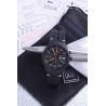 PORSCHE DESIGN (Chronographe military Black / OTAN - Logo atelier/ ref. 7177), vers 1980